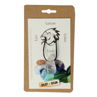 Steengoed Colgante de piedra zodiacal Steengoed Leo 1 unidad