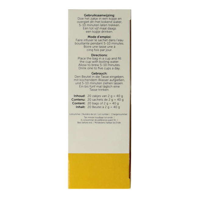 Té de Vara de Oro 20 Bolsitas