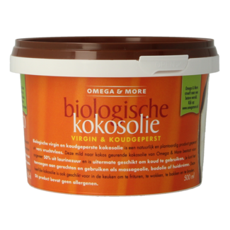 Omega & More Kokosöl extra nativ bio 500 Milliliter