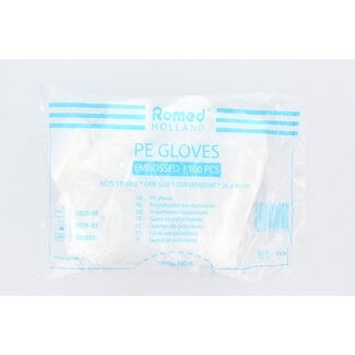 Romed Romed Polyester-Handschuh, angeraut, 100 Stück