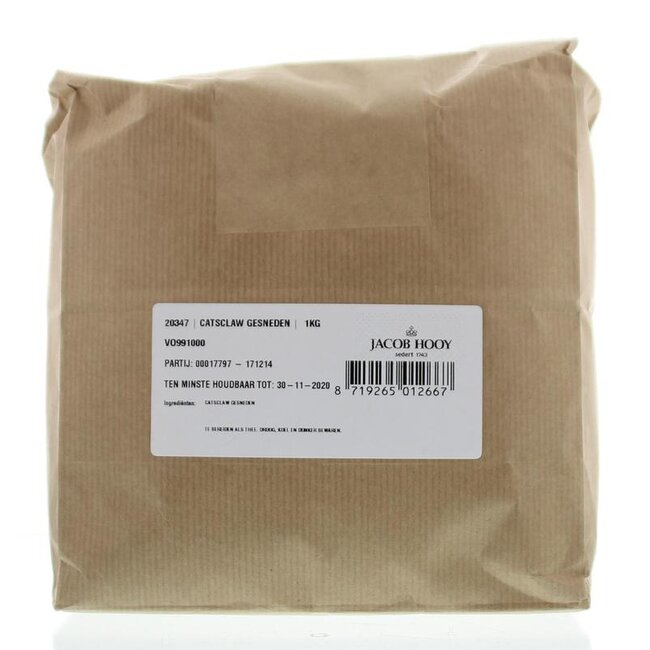 Jacob Hooy Unghia di gatto tagliata 1 Chilogrammo