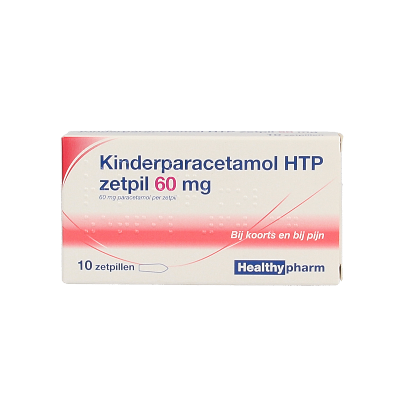 Healthypharm Paracetamolo per bambini 60 mg 10 Supposte