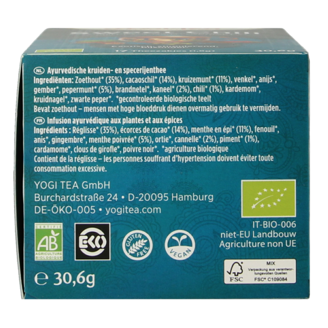 Sweet chili bio 17 Zakjes