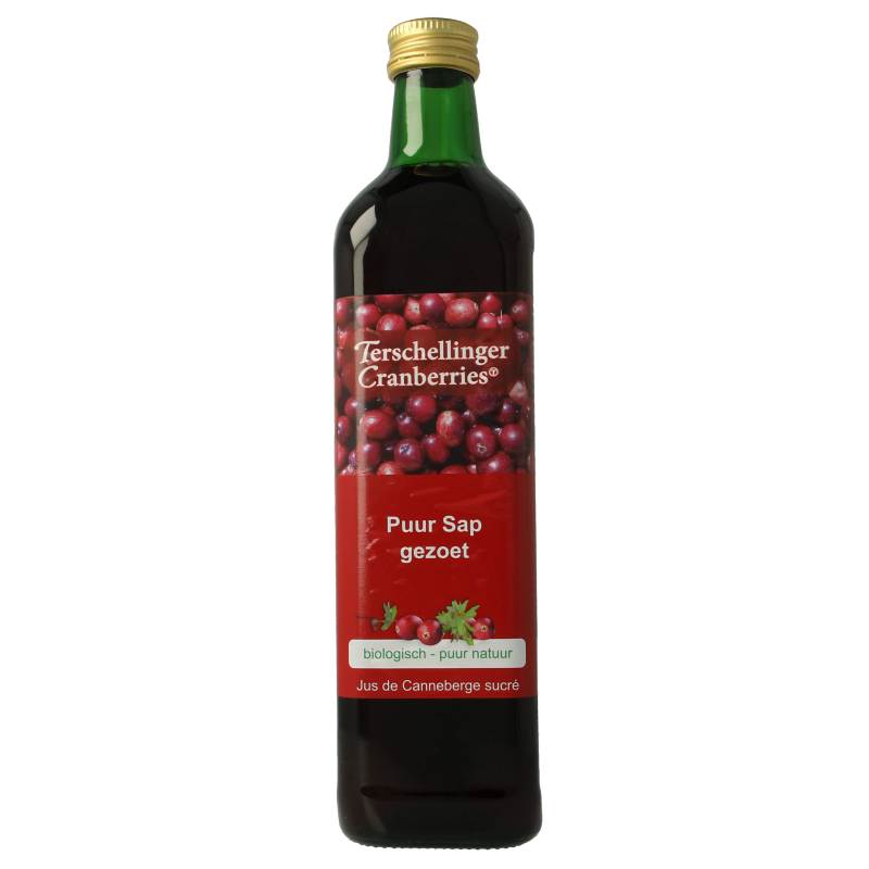 Terschellinger Cranberrysap gezoet bio 750 Milliliter