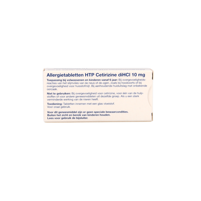 Healthypharm Cetirizine diHCl 10mg 10 comprimidos