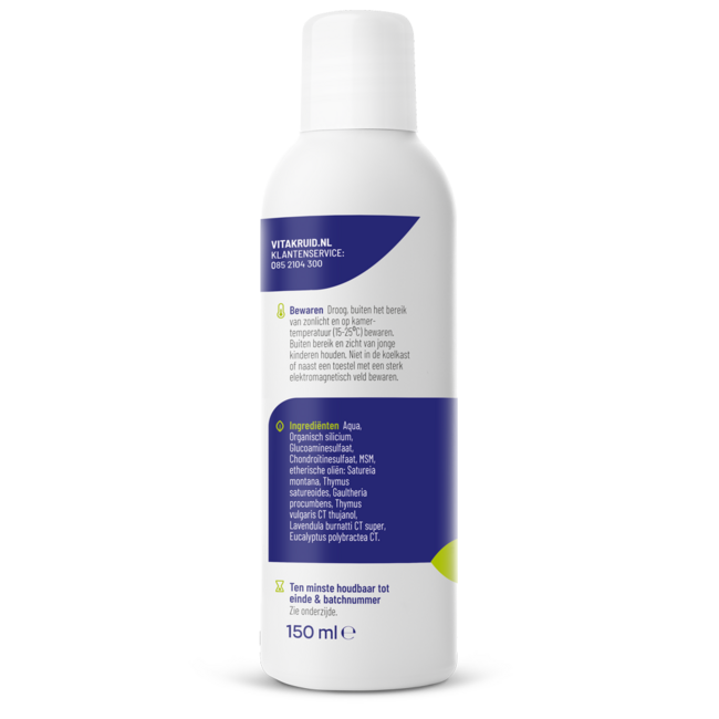 Vitakruid GlucoSil Glucosamin Chondroitin MSM Silizium Gel 150 Milliliter