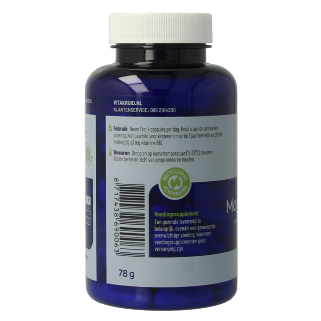 Magnesio Taurato con Vitamina B6 (P-5-P) 90 Cápsulas vegetarianas