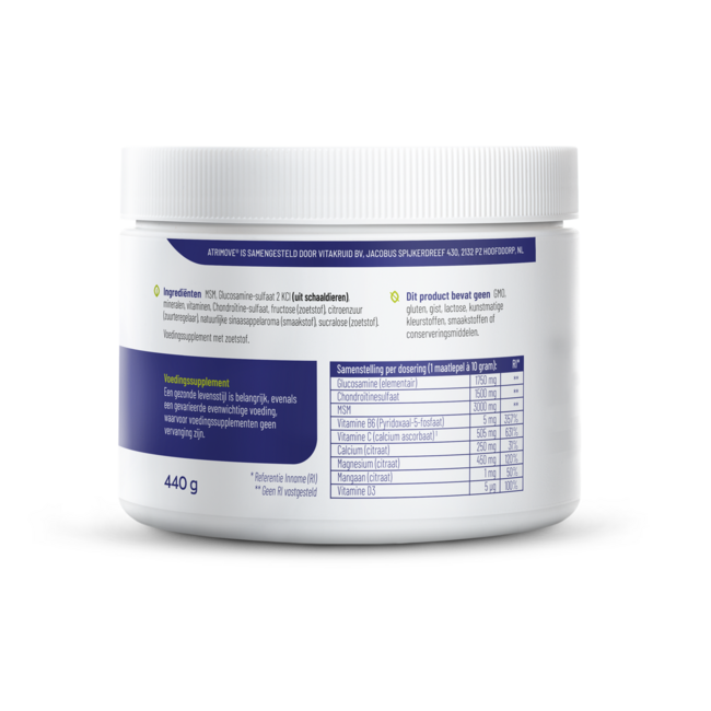 Atrimove Glucosamine Chondroitin MSM Complex 440 Gram