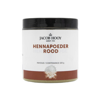 Jacob Hooy Hennapulver rot Döschen 100 Gramm
