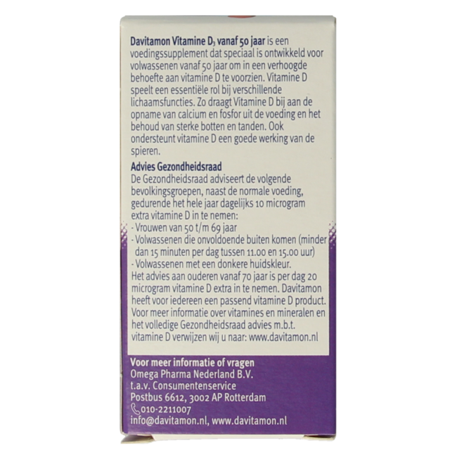 Vitamine D 50+ 250 Tabletten