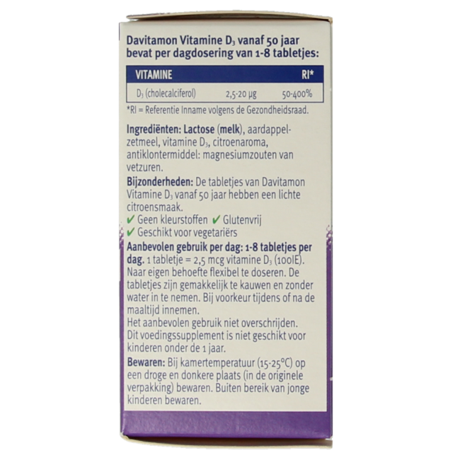 Vitamine D 50+ 250 Comprimés