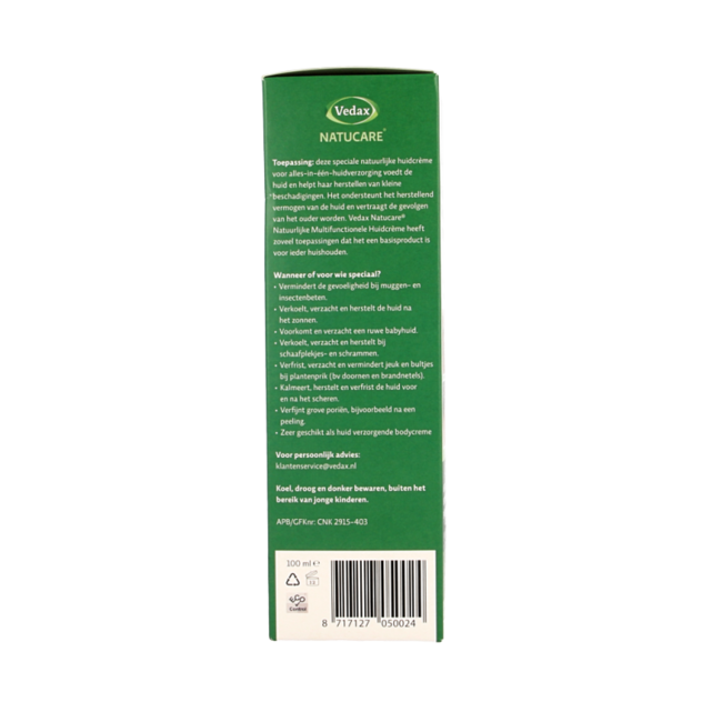 Crema cutánea multifuncional 100 mililitros