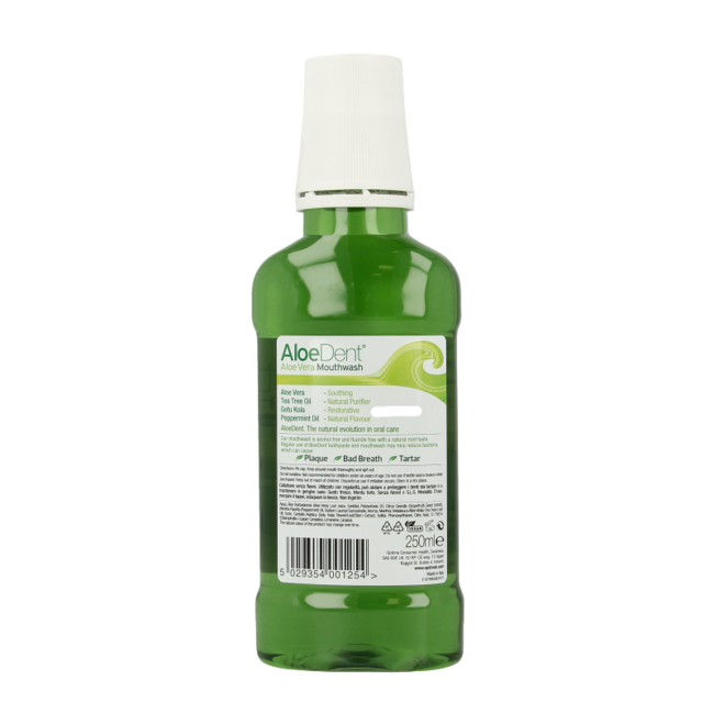 Aloe dent aloe vera mondwater 250 Milliliter