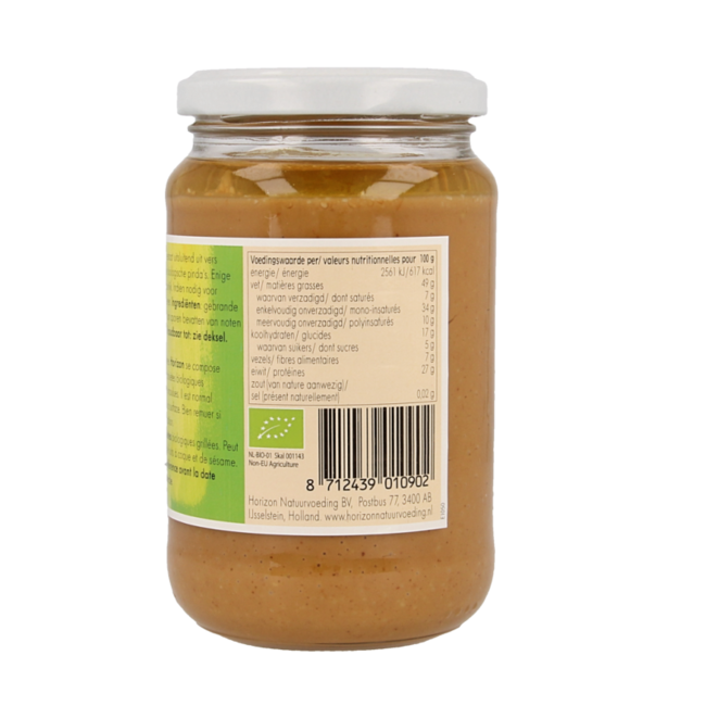 Pindakaas zonder zout eko bio 350 Gram