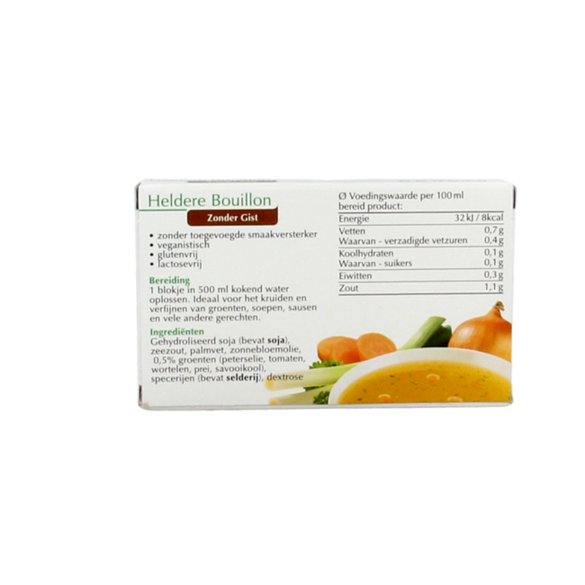 Clear bouillon yeast-free tablets 88g