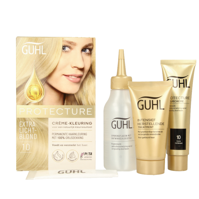 Guhl Schützende Creme-Coloration 10 extra hellblond 1 Set