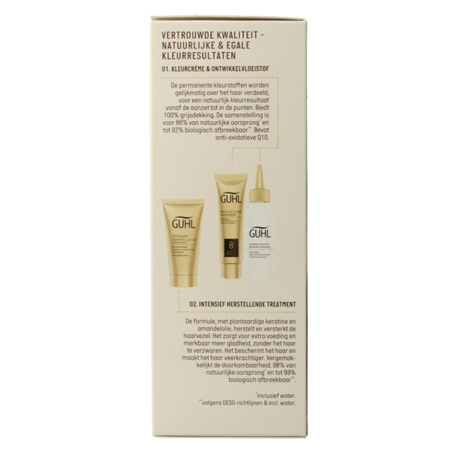 Guhl Schützende Creme-Coloration 8 Hellblond 1 Set