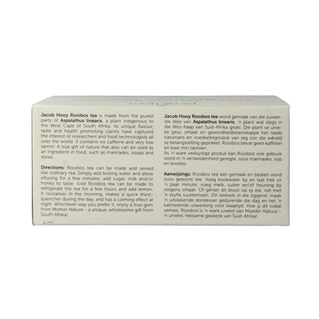 Rooibosthee sakkies bio 80 Zakjes