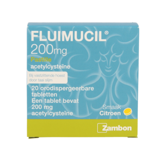 Fluimucil Pastylki 20 sztuk