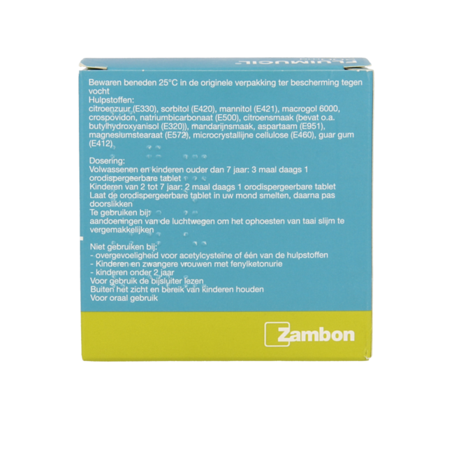 Fluimucil 200 mg 20 Pastillas