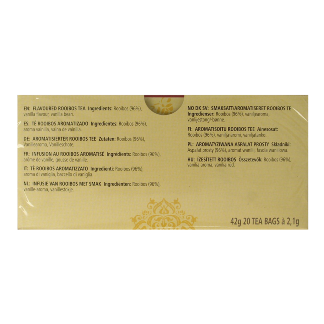 Rooibos vanilla 20 Bags