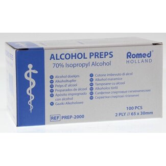 Romed Alkoholtupfer 100 Stück