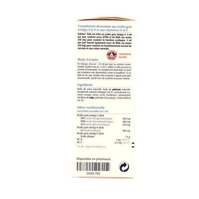 Metagenics Eskimo 3 kids gusto tutti frutti 105 Millilitri