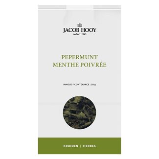 Jacob Hooy Jacob Hooy Hojas de menta enteras 20 gramos