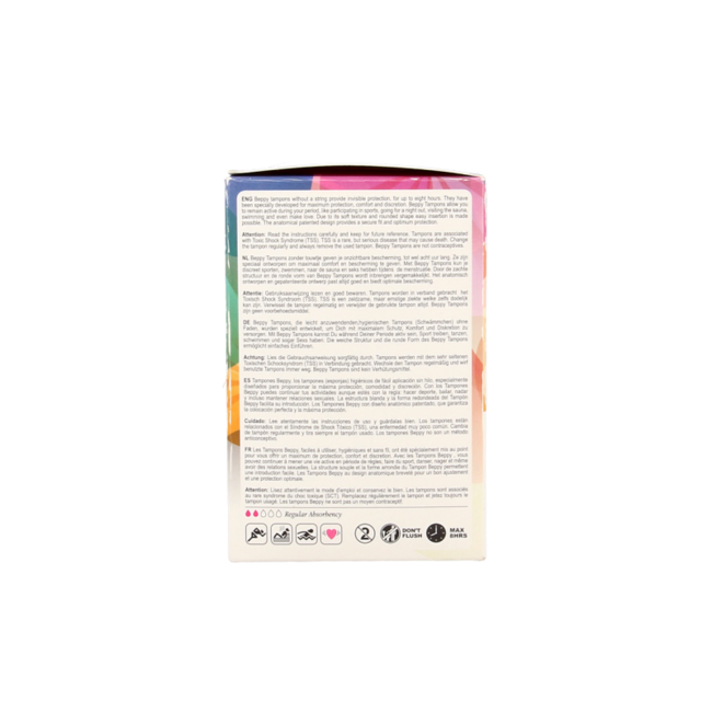 Tampons Beppy Soft+ Comfort Dry, 8 pièces