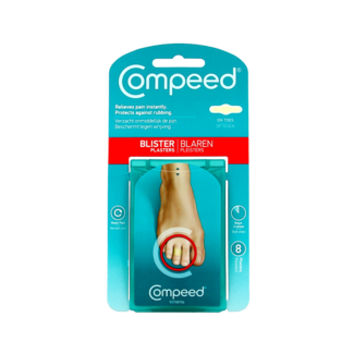 Compeed Apósitos para ampollas en los dedos de los pies, 8 unidades