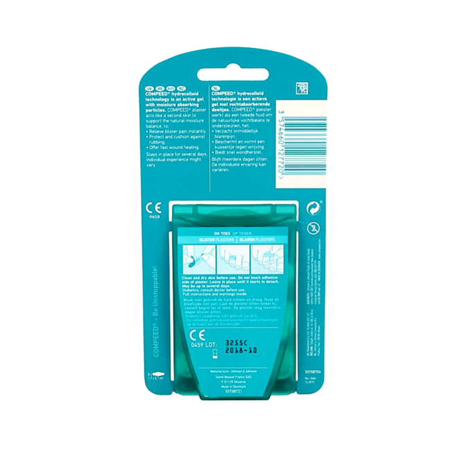 Toe blister plasters 8 pack