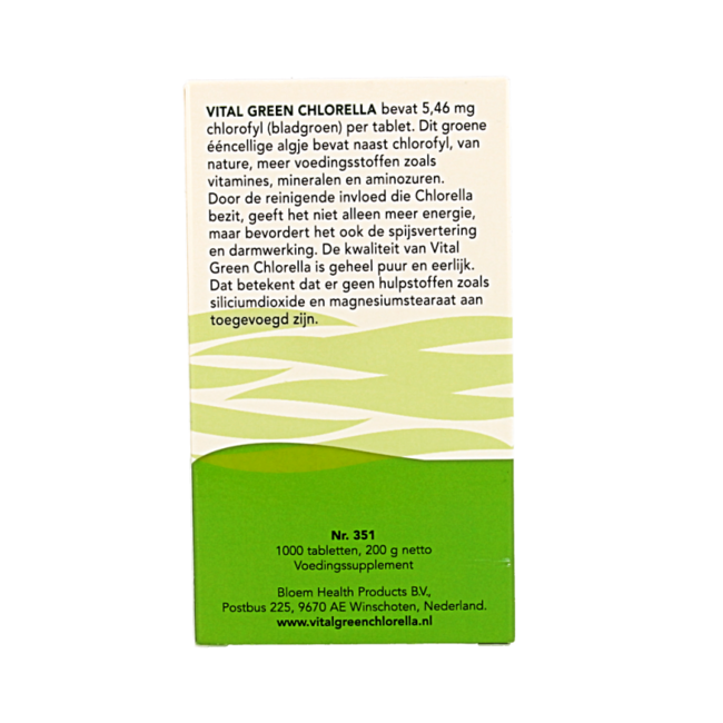 Bloem Chlorella vital green 1000 Comprimidos