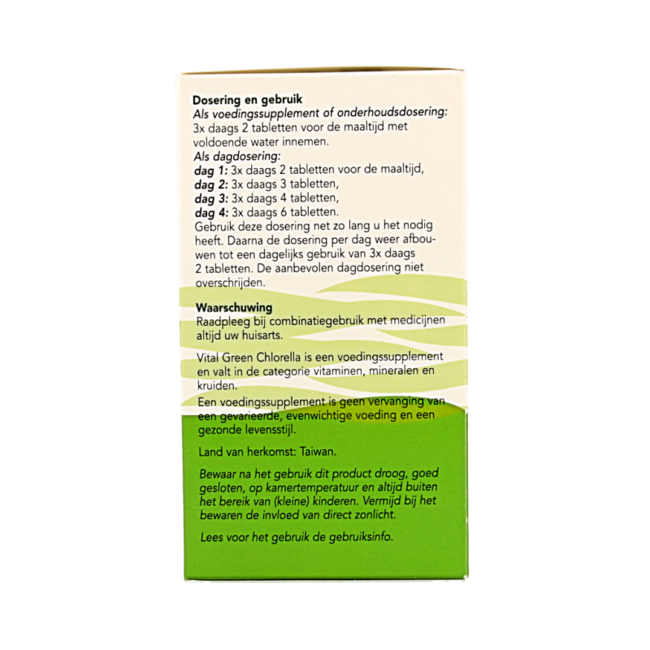Chlorella vital green Bloem 1000 Compresse