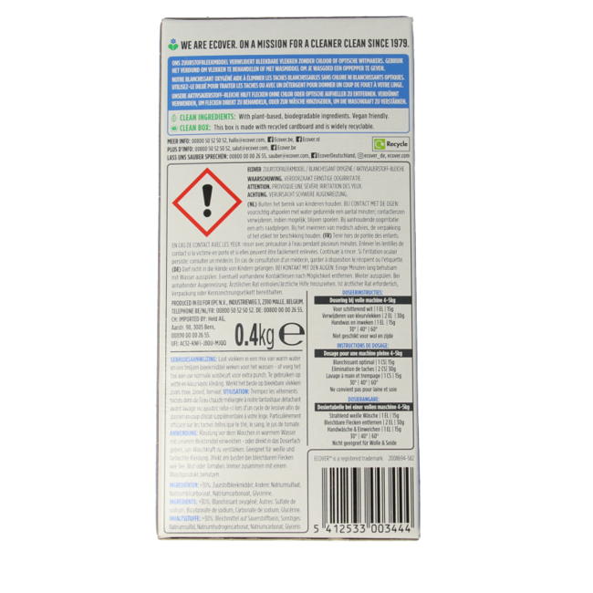 Blanqueador de oxígeno 400 g