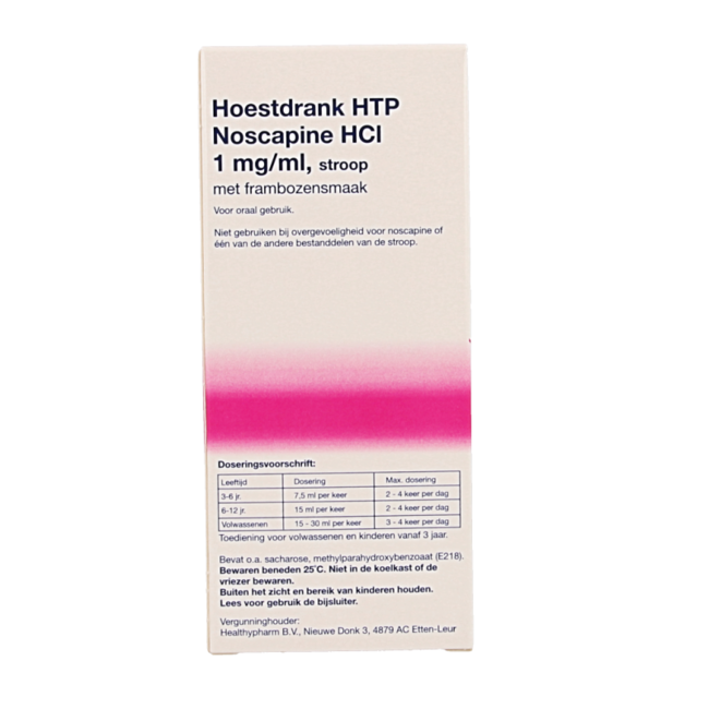 Noscapine cough syrup 150 millilitres