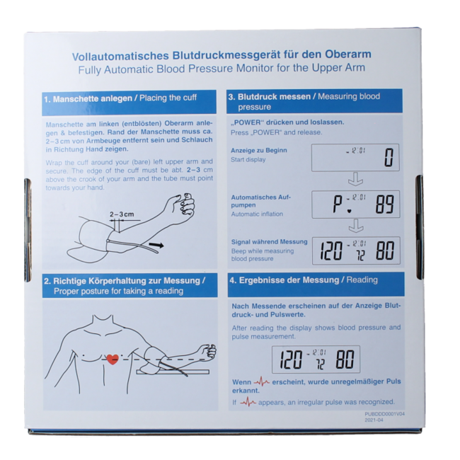Tensiómetro de brazo Desktop 1 unidad