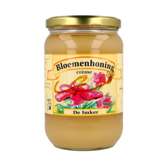 De Imker Miel de flores en crema 900 gramos