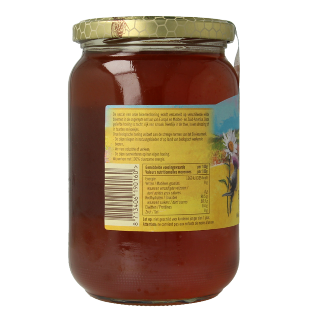 Miele Millefiori Liquido Biologico 900 Grammi