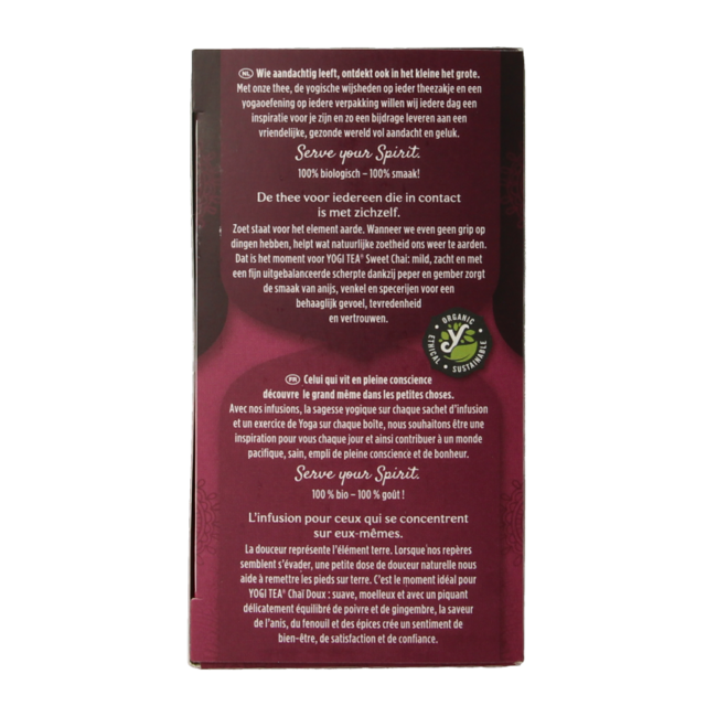 Tè Chai Dolce Biologico 17 Bustine