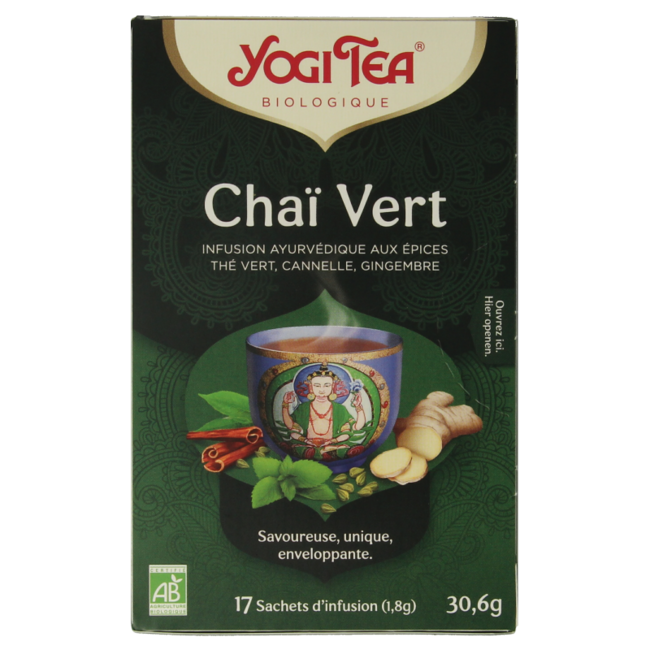 Té Chai Verde Bio 17 Bolsitas