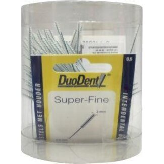 Duodent Duodent Interdental Brushes Super Fine 0.6mm - 72 Pack