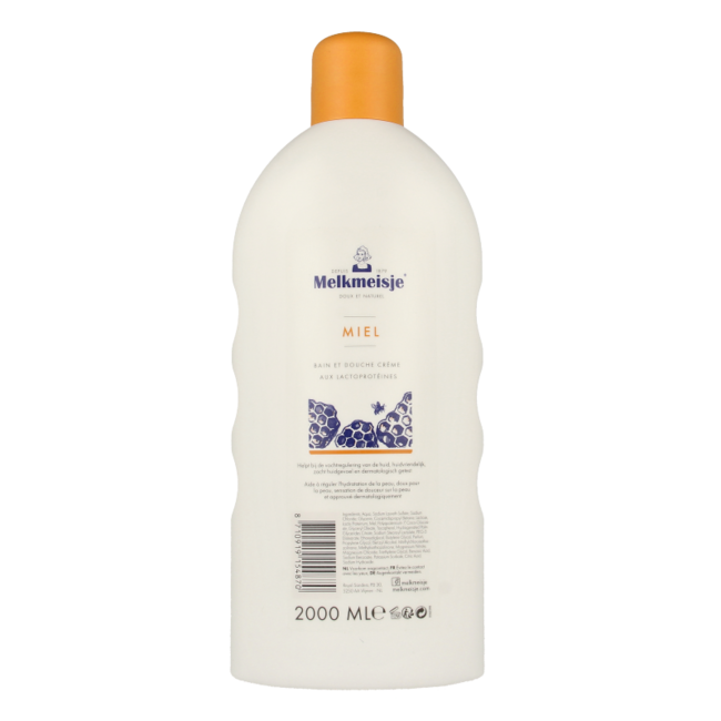 Melkmeisje Bad und Dusche Honig 2 Liter