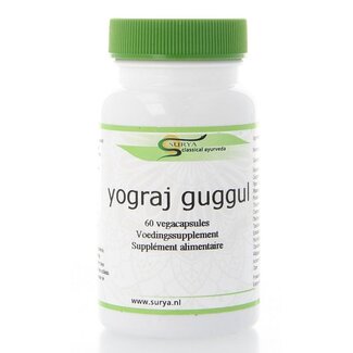 Surya Surya Yograj gugul 60 Cápsulas vegetarianas