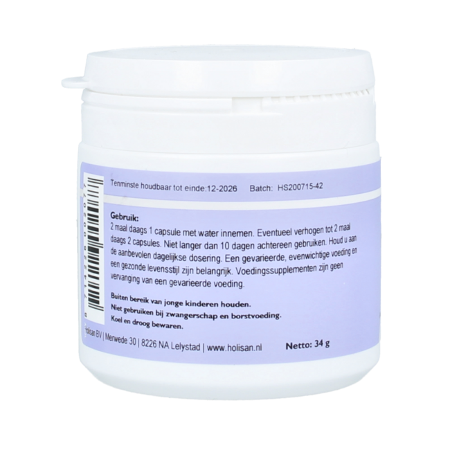 Holisan Nitaline/natuline 60 Vegetarische capsules