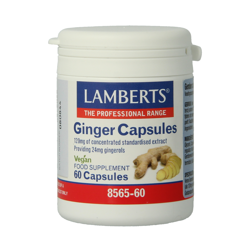 Lamberts Zenzero 60 Capsule Vegetali | Supporto Naturale
