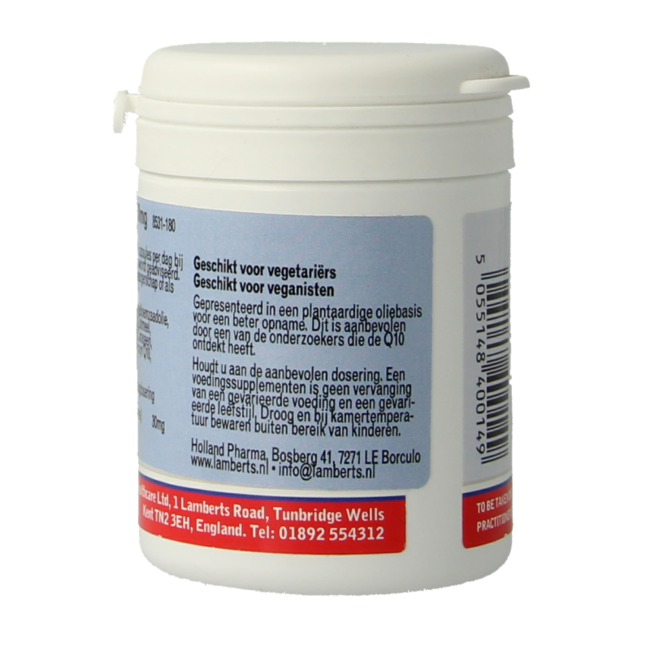 Lamberts Coenzima Q10 30 mg 180 cápsulas vegetarianas