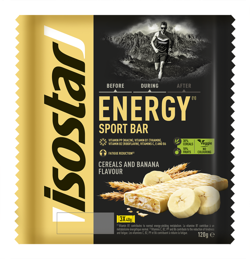 Isostar Barretta Energetica Cereali e Banana - Energia Rapida