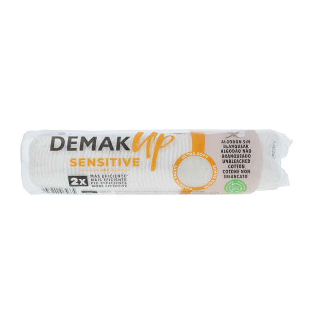 Demak Up Wattepads supersoft sensitive silk 64 Stück