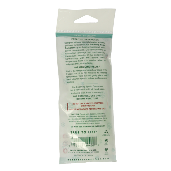 Masque pour les paupières au gel d'herbes anti-stress Mattisson, 1 pièce