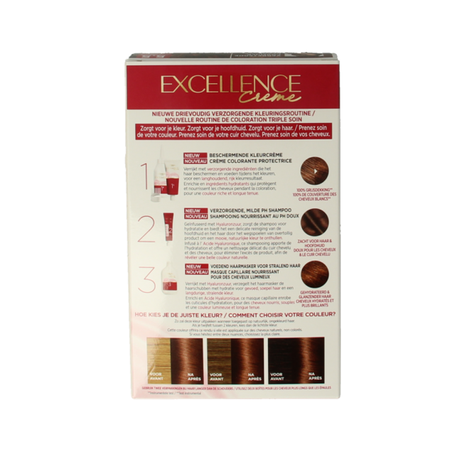 Excellence Excellence 5.5 light mahogany brown 1 Set